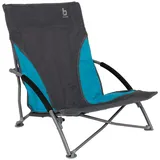 Bo-Camp BC Strand Kompakter Klappstuhl – Blau/Grau, Nicht zutreffend