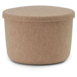 Normann Copenhagen - Hide Storage Pouf Small Sand - cm - 39 cm