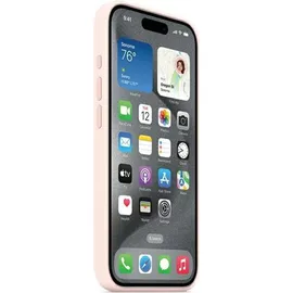 Apple iPhone 15 Plus Silikon Case hellrosa