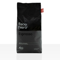 Melitta Espresso Bacio Nero - 8 x 1kg ganze Kaffee-Bohne