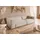 MASSIVMOEBEL24.DE Sofa 3-Sitzer 286x103x69 Cord elfenbein VALENCIA
