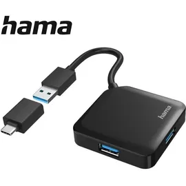 Hama USB-Hub, 4x USB-A 3.0, USB-A 3.0 [Stecker] (00200116)