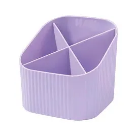 HAN Stiftehalter X-LOOP pastelllila Kunststoff 4 Fächer 11,1 x 11,1 x 10,5 cm