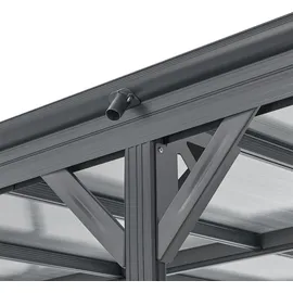 Juskys Carport 5 x 3 m mit Flachdach