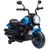 Homcom Elektro-Motorrad Elektrofahrzeug für 1,5-3 Jahre Kinder Blau 76