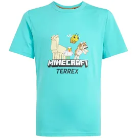 adidas Minecraft Terrex Kurzarm-t-shirt - Semi Mint Rush - 11-12 Jahre