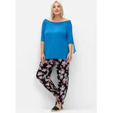 sheego Schlupfhose schwarz 50