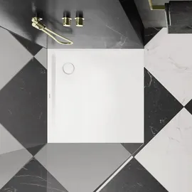 Kaldewei SUPERPLAN 1848-2, Duschwanne mit Wannenträger, 90x90cm, 384848042001, Farbe: Weiß mit Secure Plus