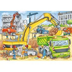Viel zu tun auf der Baustelle