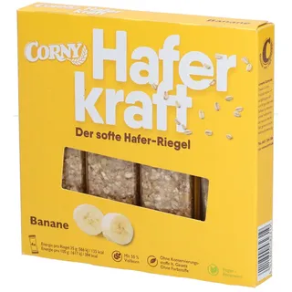 CORNY Haferkraft Banane Müsliriegel 4 Riegel