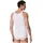 SCHIESSER Unterhemd 4er Pack - ärmellos, Cotton Essentials, Feinripp, Weiß/Blau 2XL