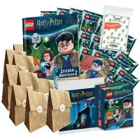 Bundle mit Lego Harry Potter - Sammelsticker-Adventskalender 24 Überraschungen mit Zusatz + Exklusive Collect-it Hüllen (Lego Harry Potter - Serie 2 (2024))