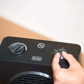 Black & Decker BXSH1500E Keramik-Heizlüfter 1500 W schwarz
