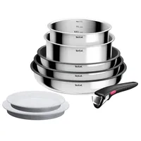 TEFAL INGENIO COOK EAT TOPFSET 8-TEILIG, ABNEHMBAREN GRIFF, PFANNEN, TÖPFE, OVP