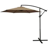 DEGAMO Ampelschirm Ø 300 cm Taupe
