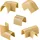 cablefix 160703 Verbindungselement Verbindungsstück 1 Set Beige