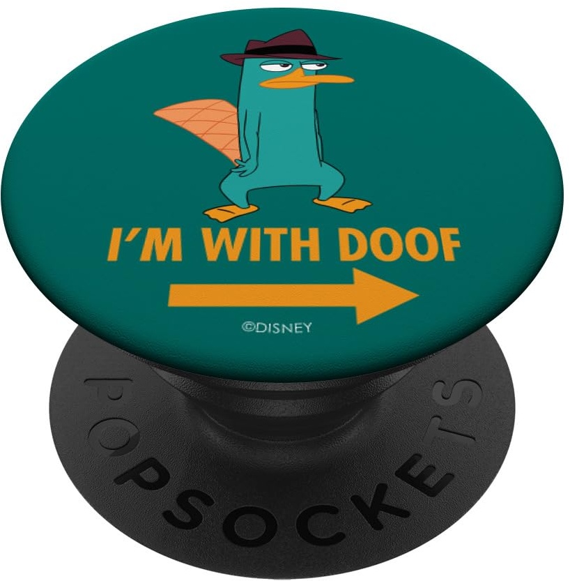 Phineas and Ferb: Candace Against the Universe I'm With Doof PopSockets mit austauschbarem PopGrip