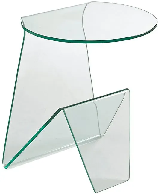 Beistelltisch PAROLI Tische Gr. B/H/T: 45 cm x 41 cm x 41 cm, farblos (transparent, transparent, transparent) Beistelltische