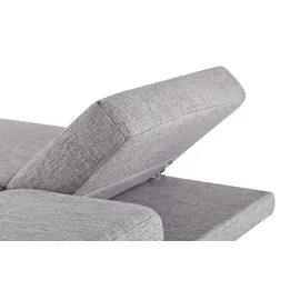Sofa.de Schlafcouch Webstoff 2-Sitzer Grau