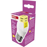 EMOS LED Lampe Mini Globe, 2,5W Ersatz für 32W Glühbirne, kleine Birne mit E27 Sockel, Helligkeit 350 lm, Warmweiß 2700 K, 30000 h Lebensdauer, CRI min. 80, 150° Abstrahlwinkel