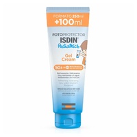 Isdin Fotoprotector Gel Cream Pediatrics LSF 50 sonnencreme (250ml) | Pflegt wie eine Creme und zieht schnell ein wie ein Gel | Pädiatrisch und dermatologisch getestet