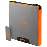 THAW Sitzkissen Beheizbar grau-orange