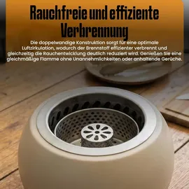 edenoutdoor Feuerschale Ø 22 cm Beige