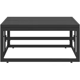 vidaXL Gartenmöbel Schwarz 70 x 70 x 32 cm Metall