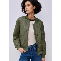 STREET ONE Kurzjacke mit Rundhalsausschnitt grün 46 EU