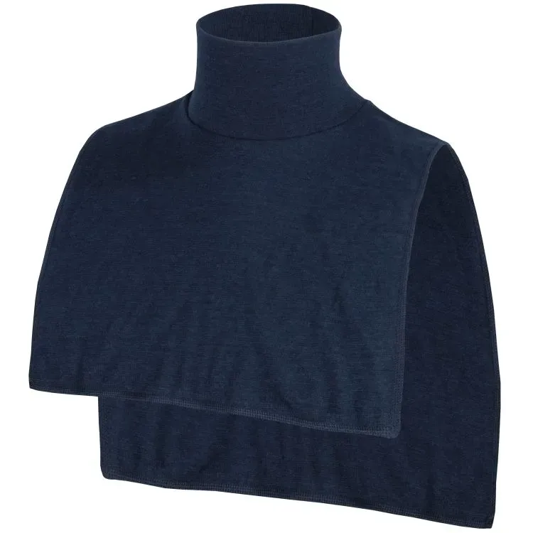 wobera Angora Stehkrageneinsatz 40% 1 St blau Unisex