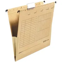 Herlitz Hängemappen aus Kraftkarton 230g/m2 / Farbe: natron braun,