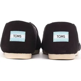 TOMS Alpargata Herren Slipper, Schwarz Weiß, 44.5 EU