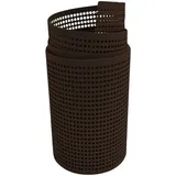 zaun|zu® Sichtschutzstreifen 30 Prozent PP 255 x 15 cm Braun