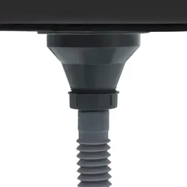 vidaXL Spüle mit Abtropffläche Set Silbern 800x500x155 mm Edelstahl - vidaXL