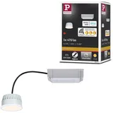 Paulmann Coin 1er Set rund 50mm 6W 470lm 2700K Satin