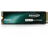 Fikwot FN955 2TB M.2 PCIe Gen4 Internes Solid State Drive mit Graphene Kühlaufkleber - Bis zu 7350 MB/s, Dynamischer SLC Cache, Kompatibel mit Laptops und PC Desktops