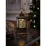 Konstsmide 2809-000 LED-Laterne Schneelandschaft Warmweiß LED Schneelaterne mit Pärchen wassergefüllt 1 warmweiße LED innen