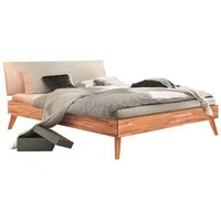 Hasena Massivholzbett Pesaro 180 x 200 cm Holz Braun
