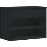 vidaXL Schuhbank Schwarz 60x30x45 cm Holzwerkstoff