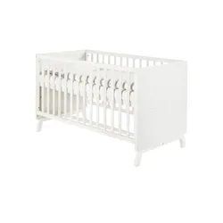 Kinderbett  Venice Fishbone White , holzfarben , Maße (cm): B: 77 H: 86