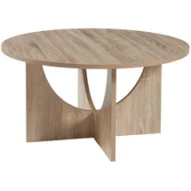[en.casa] Rindal Beige Eichenoptik 80 x 41,5 cm
