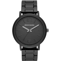 Quarzuhr SKECHERS "ARDMORE", schwarz, Armbanduhren, Herren, Armbanduhr, Herrenuhr, analog, Metallarmband, Mineralglas