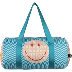 Weekender Smiley Tasche mit geometrischem Muster recycelt