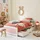 Idimex Bett Weiß, Rosa, Holz, Kiefer, Mode, 99x49x205 cm FSC Mix, Kinder- & Jugendzimmer, Kindermöbel, Kinderbetten, Kindereinzelbetten