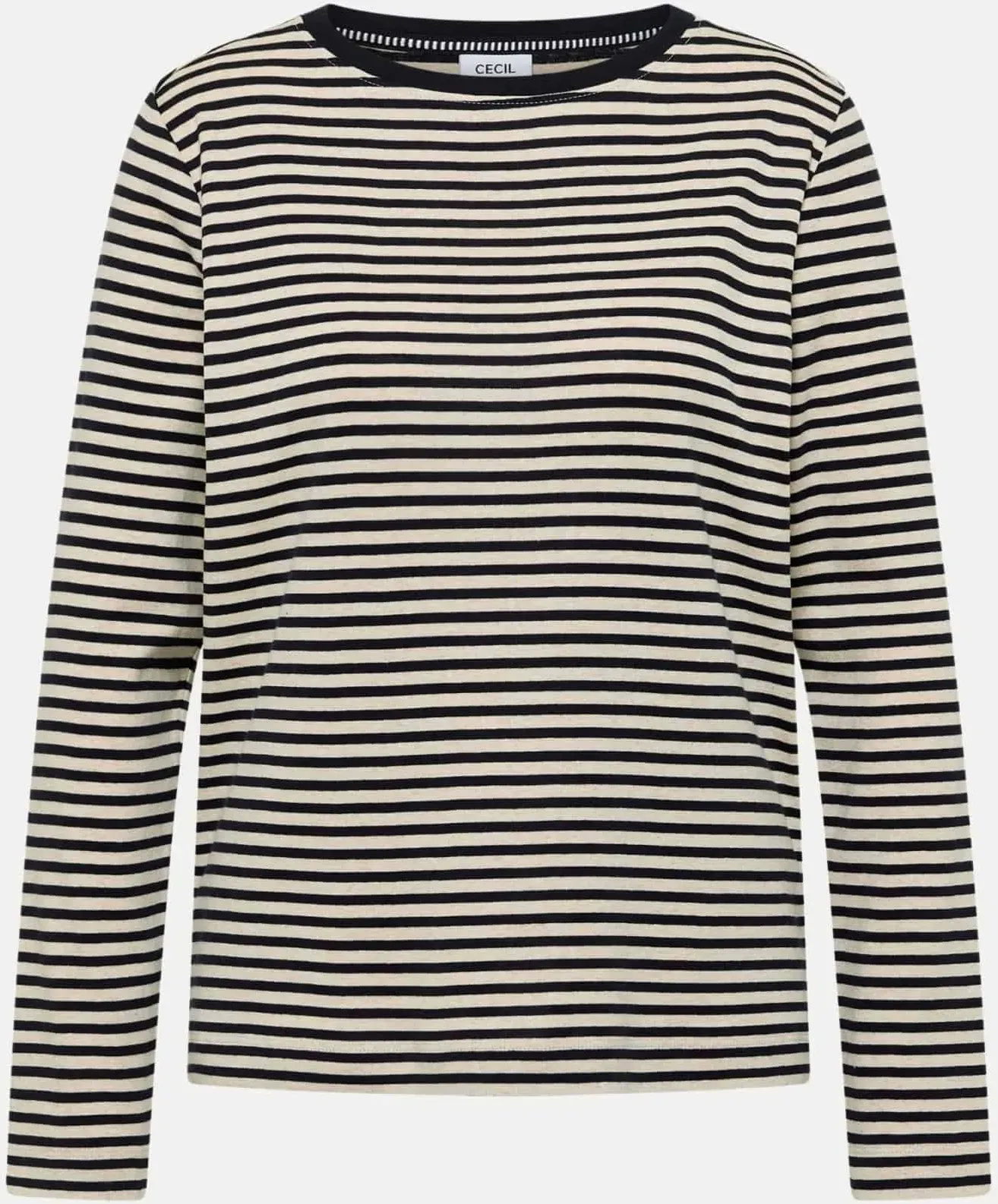 Shirt mit Schmalen Streifen Mehrfarbig XL
