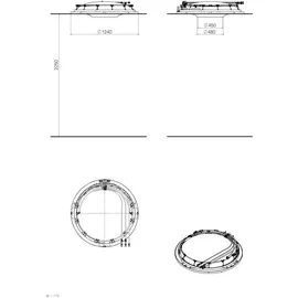 Dornbracht Aquamoon Regenpaneel, Weiß matt (41620979-10)