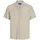 JACK & JONES Luke Kurzarmhemd Beige M
