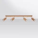 Sollux SL.1031 Deckenleuchte ZEKE 4 Eiche