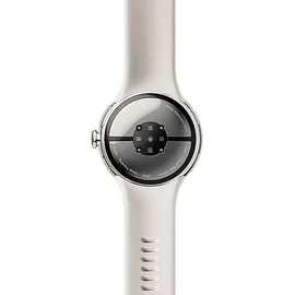 Google Pixel Watch 3 41 mm Bluetooth + LTE polished silver Sportarmband porcelain