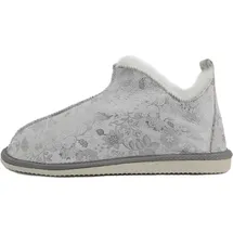 Hollert Lammfell Hausschuhe Angel Silber 42